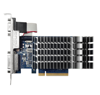 Tarjeta de video ASUS GeForce GT710, 2GB DDR5, PCIe, VGA / DVI / HDMI