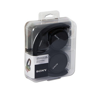 Audífonos Sony ZX110, diseño plegable, respuesta de frecuencia 12-22,000Hz, Negro
