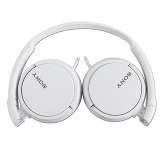 Audífonos Sony ZX110, diseño plegable, respuesta de frecuencia 12-22,000Hz, Blanco