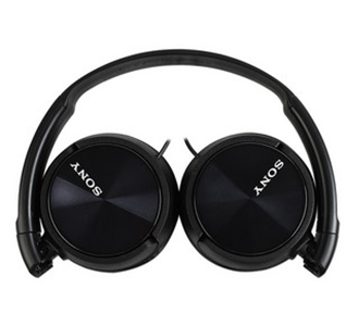 Audífonos con Micrófono SONY MDR-ZX310, diseño plegable, respuesta de frecuencia 10-24,000Hz, Negro