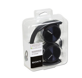 Audífonos con Micrófono SONY MDR-ZX310, diseño plegable, respuesta de frecuencia 10-24,000Hz, Negro