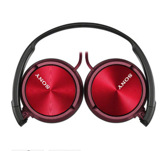 Audífonos con Micrófono SONY MDR-ZX310, diseño plegable, respuesta de frecuencia 10-24,000Hz, Rojo