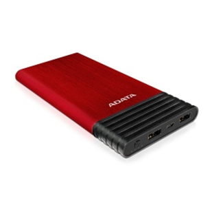 Batería Portátil recargable Adata PowerBank X7000, 7000mAh, Negro/Rojo