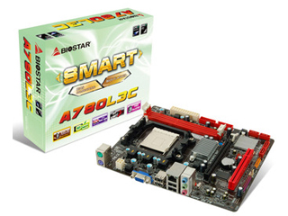 Tarjeta Madre BIOSTAR (A780L3C) 2xDDR3, PCIE, PCI 4xSATA2 6xUSB Soc AM3.