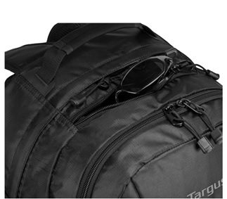 Targus Sport 26L Backpack con entrada para audio jack [Negro] 16"