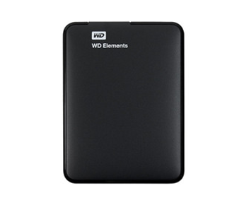 Disco Duro Portátil Western Digital Elements de 1 TB, USB 3.0, color negro