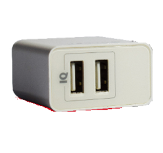 Cargador para pared Dual USB Naceb, 2 puertos USB, 1x3A o 2x1A/2A , color blanco