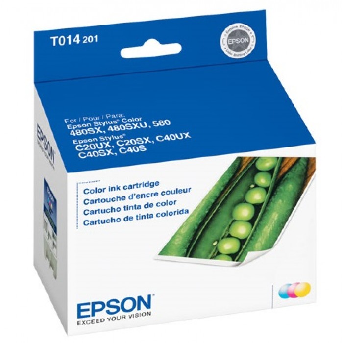 Cartucho de Tinta Epson 014 Color Tri-Color 25ml Rendimiento Aprox. 180 páginas T014201