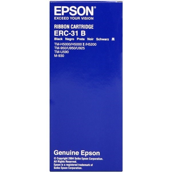 Cinta de Impresión Epson ERC-31B Negra