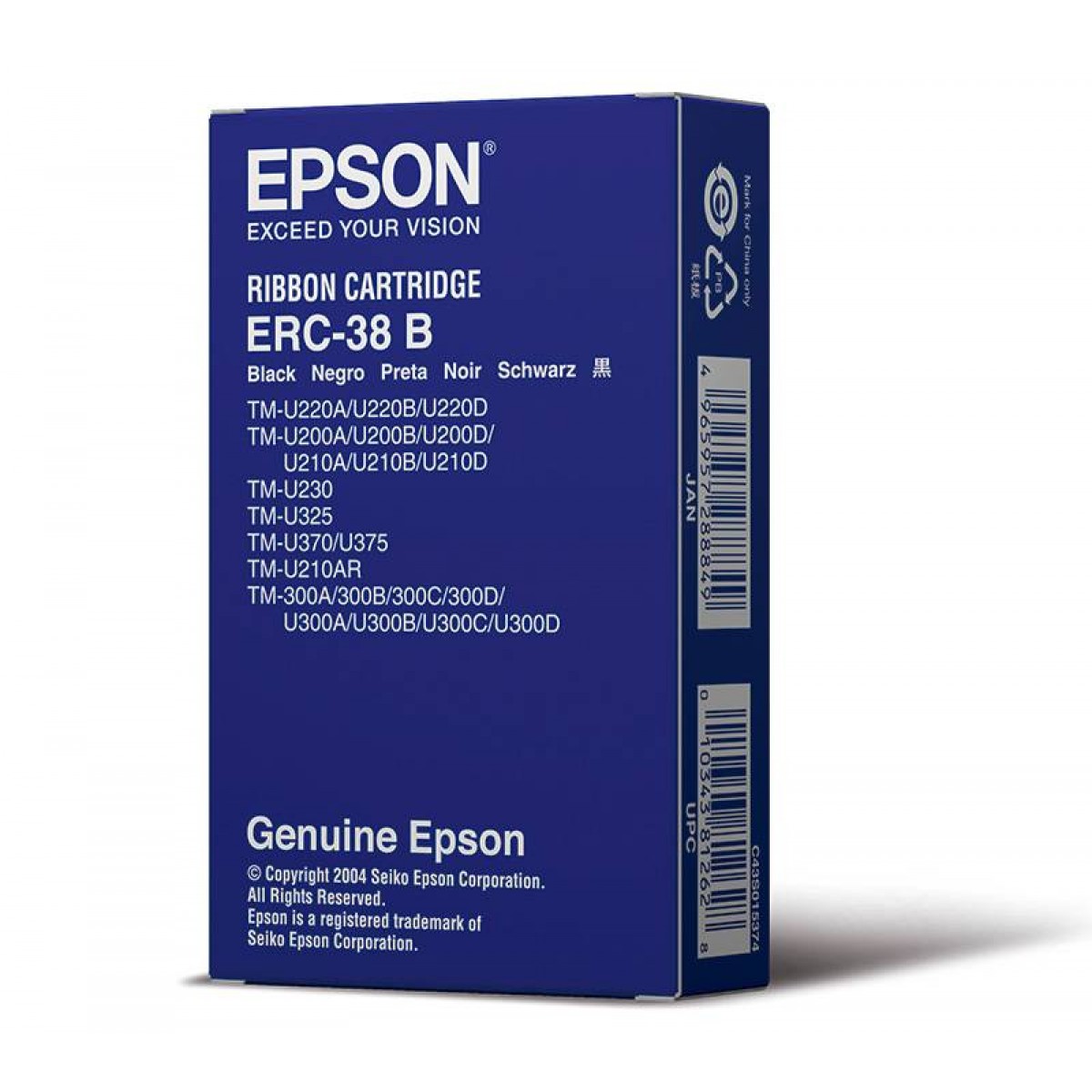 Cinta de Impresón Epson Negra ERC-38B