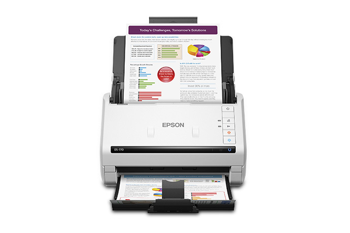 Escáner Epson WorkForce DS-770 / 600x600 DPI / USB / 45 PPM / ADF / B11B248301