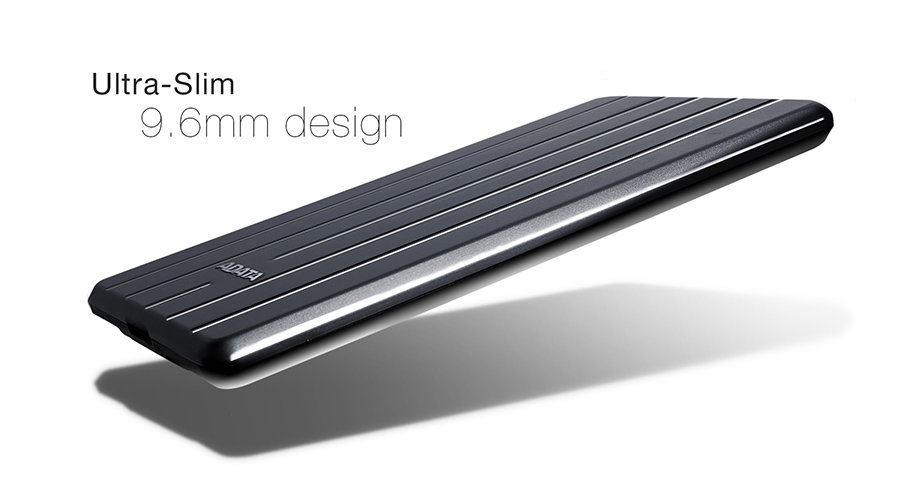Disco Duro Externo Adata HC660 Ultrafino, Capacidad 1TB (1,000GB), Interfaz USB 3.1, Color Gris (Titanio), HC660-1TU3-CGY