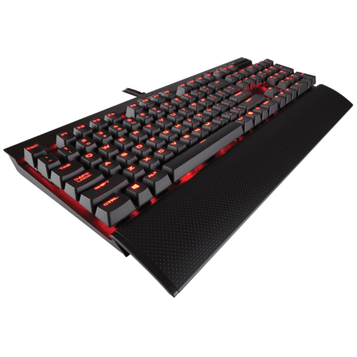 Teclado Mecánico Corsair K70 RAPIDFIRE - CHERRY®  MX Speed, Alámbrico, USB, 1,000Hz, Distribución Ingles, CH-9101024-NA