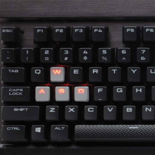 Teclado Mecánico Corsair K70 RAPIDFIRE - CHERRY®  MX Speed, Alámbrico, USB, 1,000Hz, Distribución Ingles, CH-9101024-NA