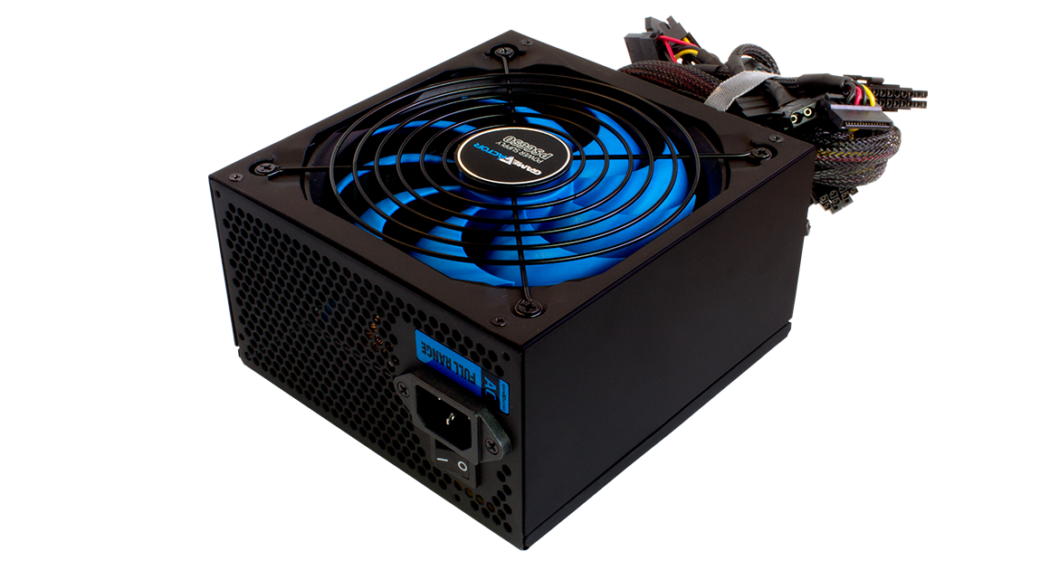 Fuente de Poder Certificada Game Factor PSG650 de 650W, ATX, 80 PLUS® Bronze, 80% de Eficiencia, EN-385896-1