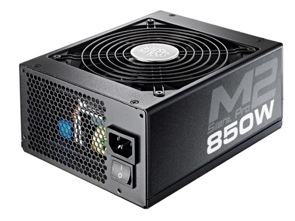 Fuente de Poder Certificada Cooler Master Silent Pro M2 850W, ATX, 80 PLUS® Silver, 88% de Eficiencia, 135mm, RS850-SPM2D3-US