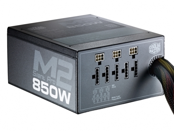 Fuente de Poder Certificada Cooler Master Silent Pro M2 850W, ATX, 80 PLUS® Silver, 88% de Eficiencia, 135mm, RS850-SPM2D3-US