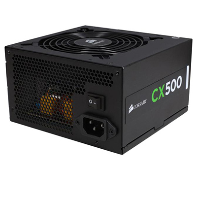 Fuente de Poder Certificada Corsair CX Series™ CX500 (Refurbished), 500W, ATX, 80 Plus® Bronze, 85% de Eficiencia, 120mm, CP-9020047-NA/RF