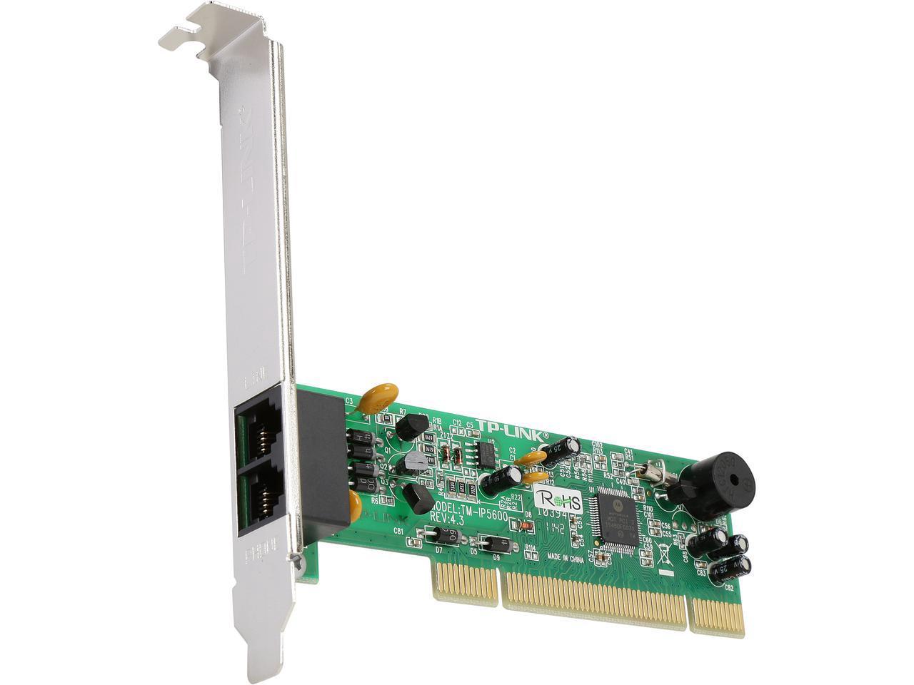 Tarjeta PCI Interna de Fax Modem de 56 KBPS, TP-LINK TM-IP5600