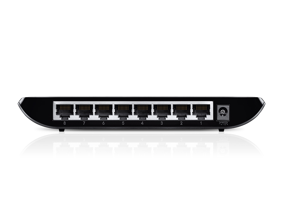 Switch de Escritoio, 8 Puertos RJ45 10/100/1000Mbps, No Administrable, Plug and Play, TP-LINK TL-SG1008D