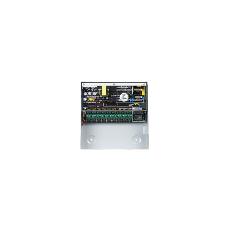 Fuente de Poder de 9 Canales Centralizada |12V/10A | PROVISION ISR ISR-PR10A9CH