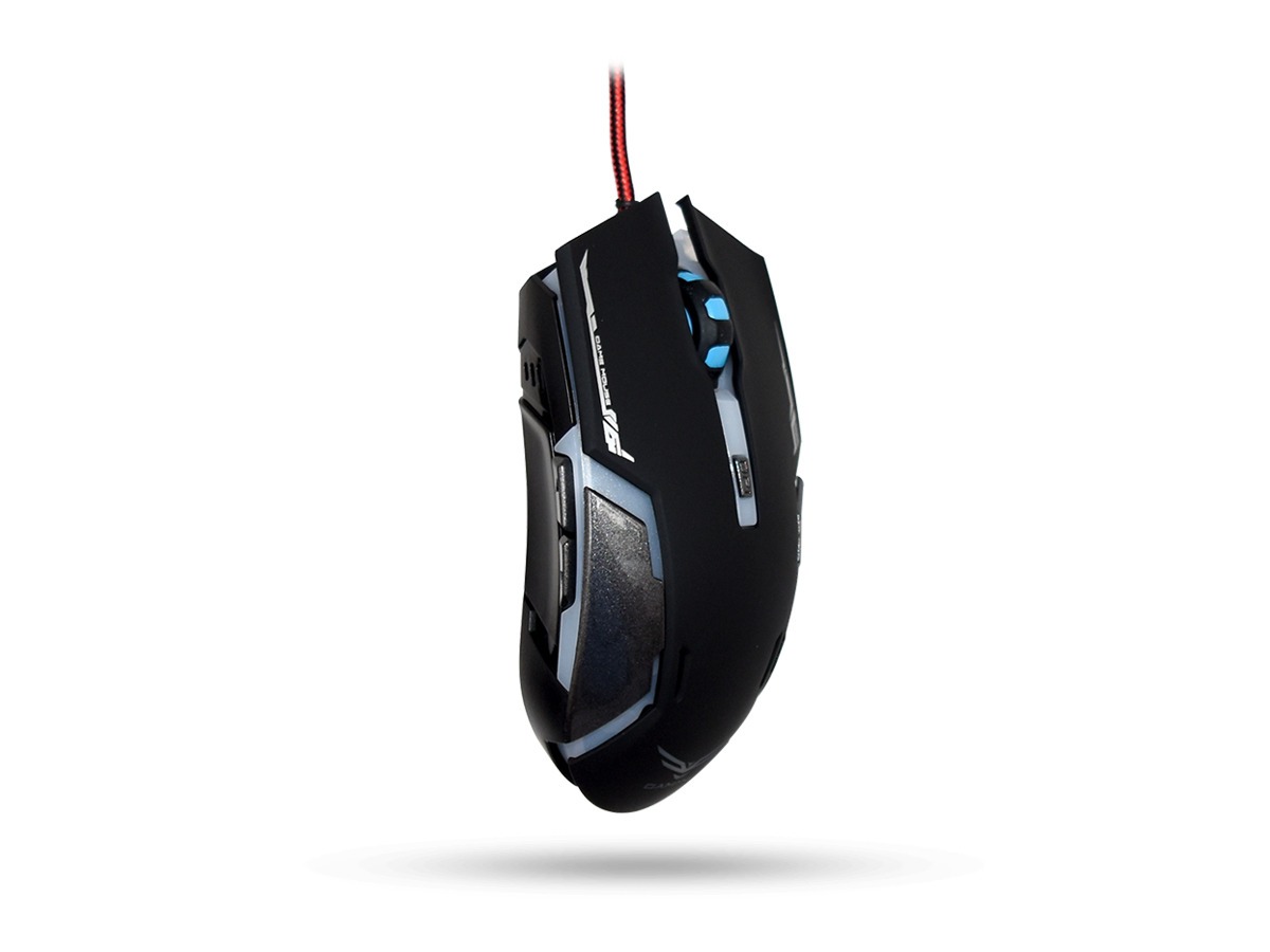 Mouse Gamer NA-629, Iluminación RGB, 6 Botones, Hasta 3,200 DPI, Ergonómico, Alámbrico USB 2.0, NACEB NA-629