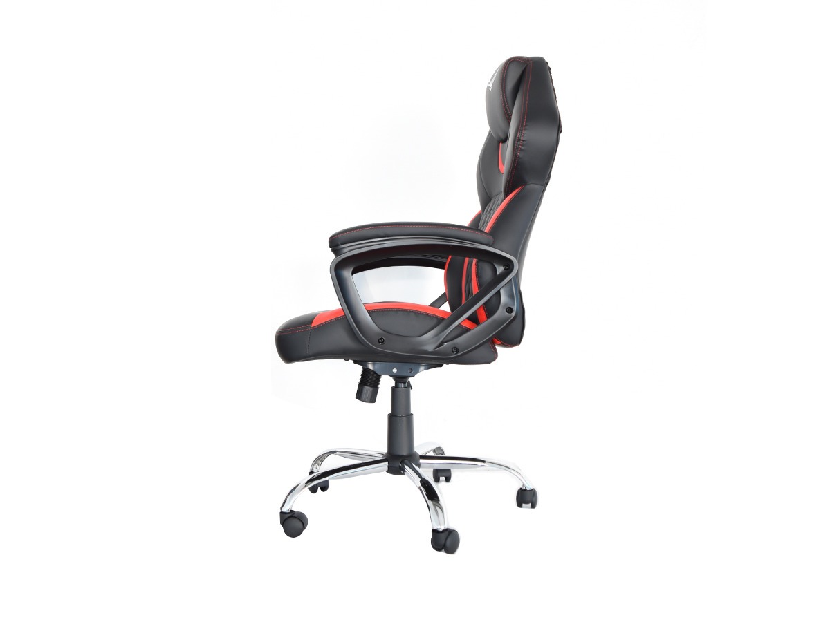 Silla Gamer by NACEB Mod. Tank, Color Negro / Rojo, Reclinable, NA-0913