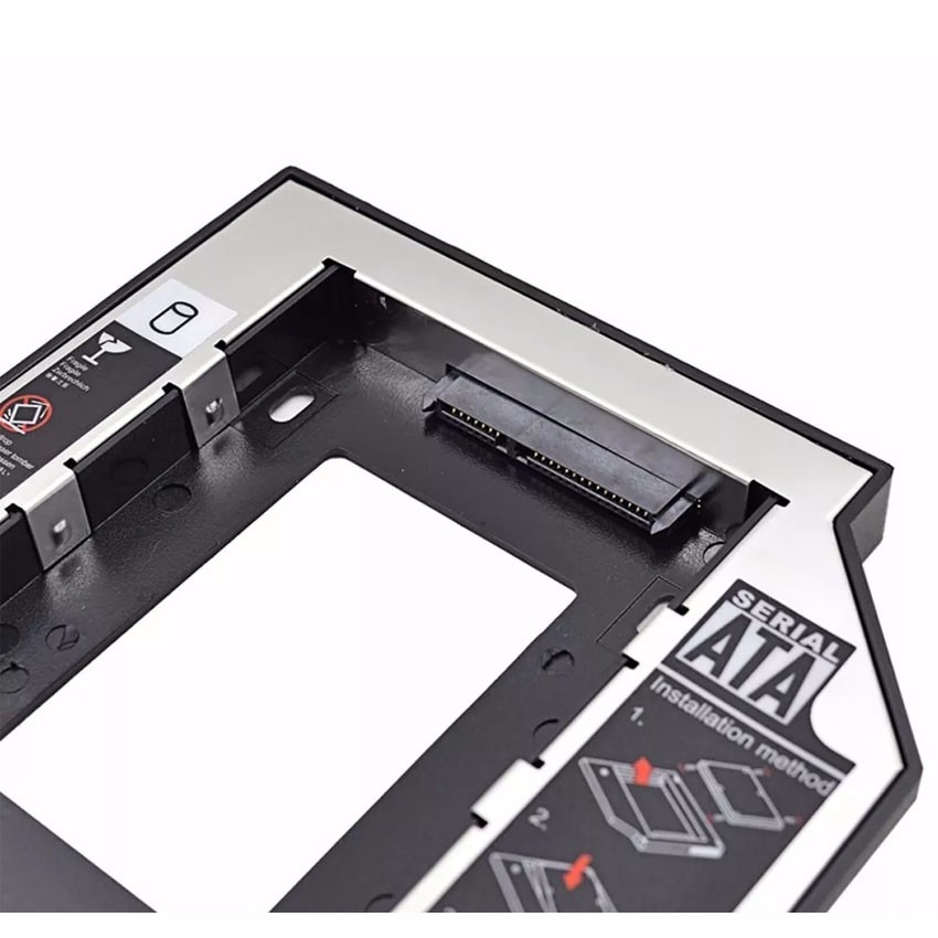 Second HDD Caddy, 9.5  Milímetros, SATA / SSD 2.5”, Caddy9.5