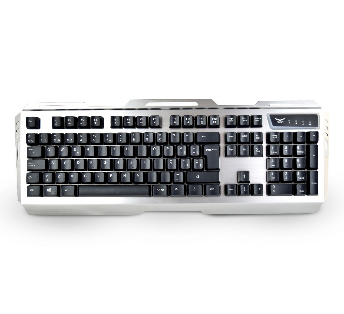 Kit Gamer de Teclado y Mouse Naceb NA-0911, Alámbrico, USB, Gris (Español)