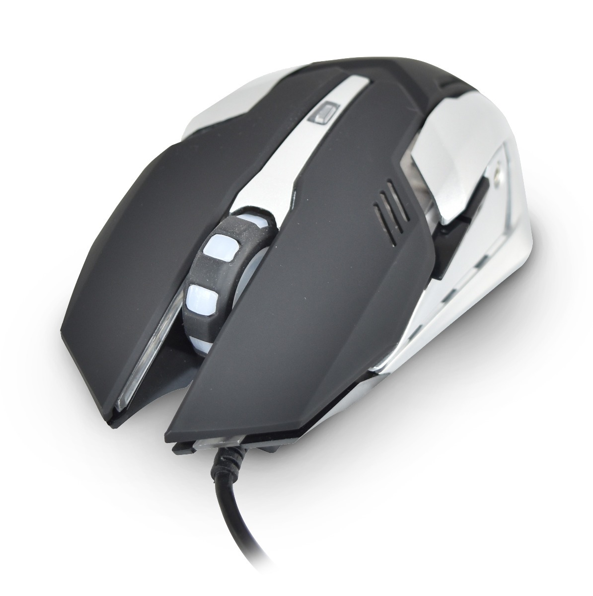 Kit Gamer de Teclado y Mouse Naceb NA-0911, Alámbrico, USB, Gris (Español)