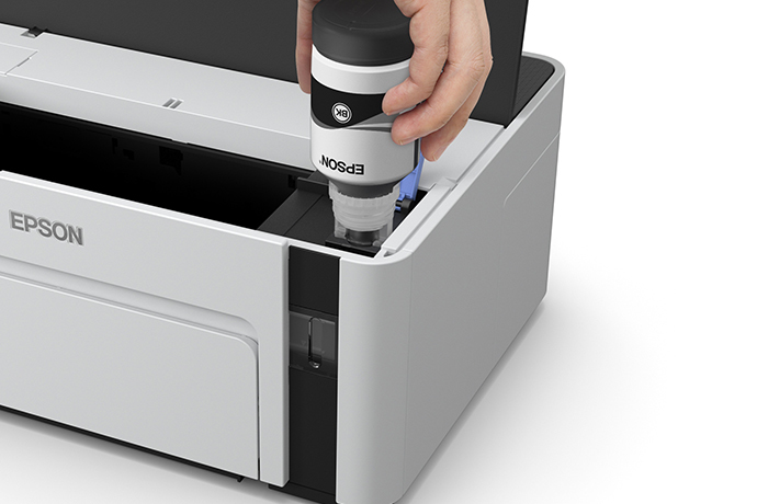 Impresora de inyección Monocrómatica Epson EcoTank M1120, Sistema de Tanque de Tinta, hasta 1440 x 720 dpi, Wi-Fi, USB, C11CG96301