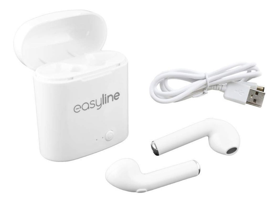 Audífonos inalámbricos Easy Line, Bluetooth. Color blanco, EL-995111