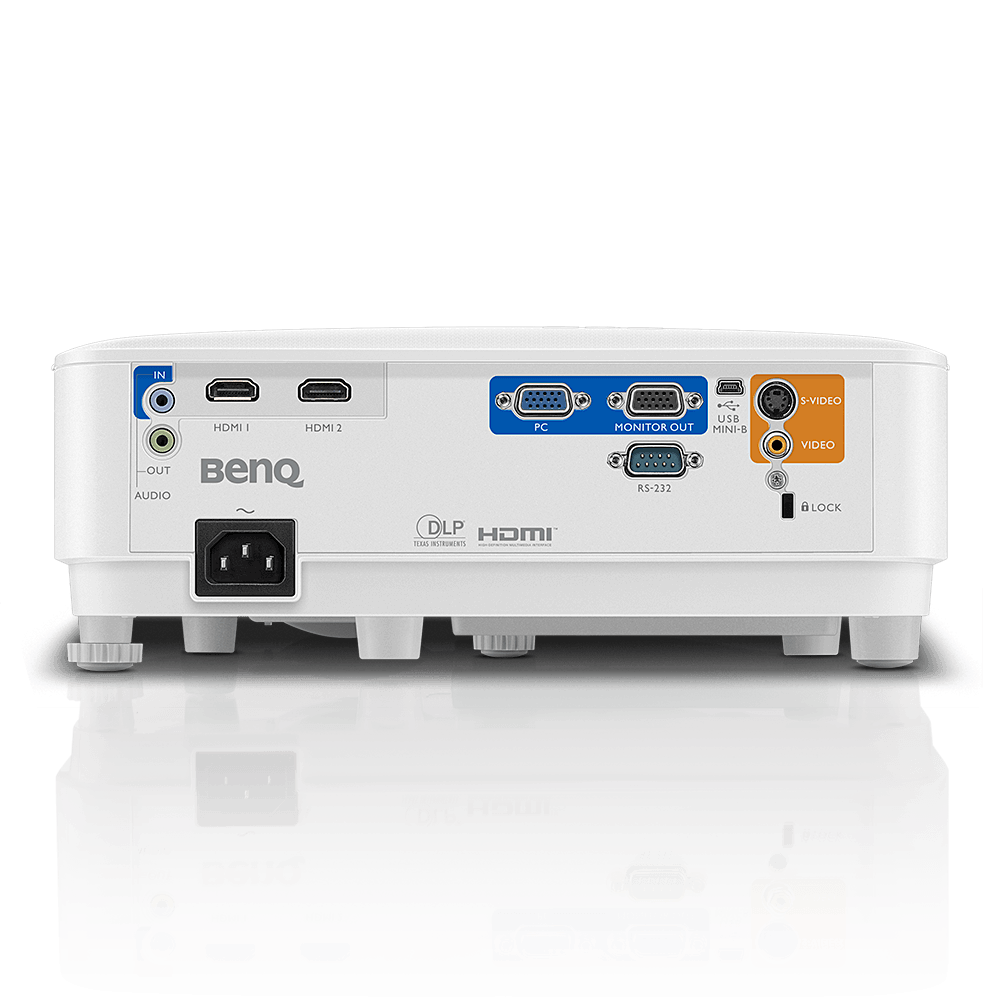 Proyector MS550 | 3,600 Lúmenes | HDMI  / VGA | Contraste 20,000:1 | Resolución Nativa‎ SVGA (800 x 600)‎ | BenQ 9H.JJ477.13L