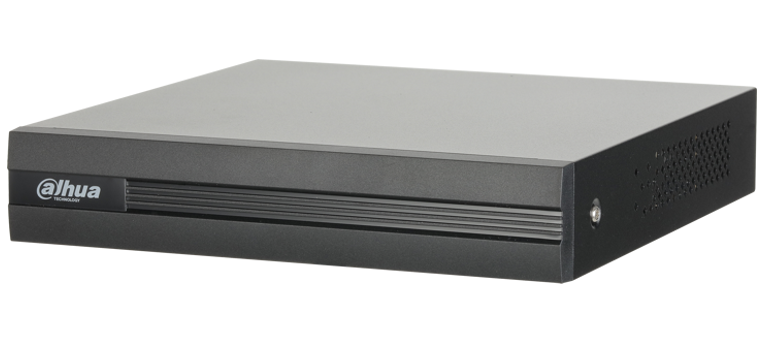 Kit de Video Vigilancia, Incluye 1 DVR PentaHíbrido de 4 Canales (Soporta 1 HDD Max 6TB) + 4 Cámaras Metálicas 720p Bullet, IR 20 Metros, P2P, 4 Cables Siameses, 1 Fuente de poder, Dahua XVR1A044B2A11