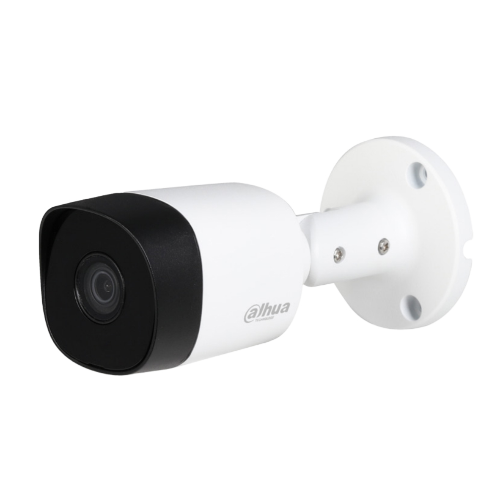 Kit de Video Vigilancia, Incluye 1 DVR PentaHíbrido de 4 Canales (Soporta 1 HDD Max 6TB) + 4 Cámaras Metálicas 720p Bullet, IR 20 Metros, P2P, 4 Cables Siameses, 1 Fuente de poder, Dahua XVR1A044B2A11