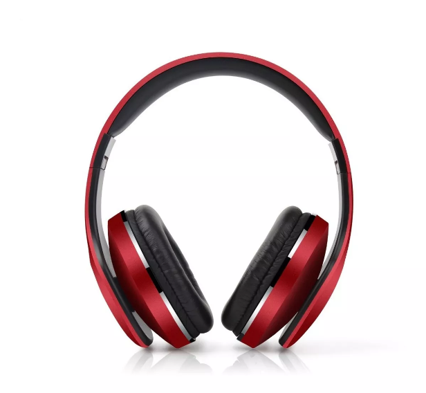 Diadema con Micrófono Cetus, Bluetooth, Radio AM/FM, Color Rojo, NACEB NA-0307R