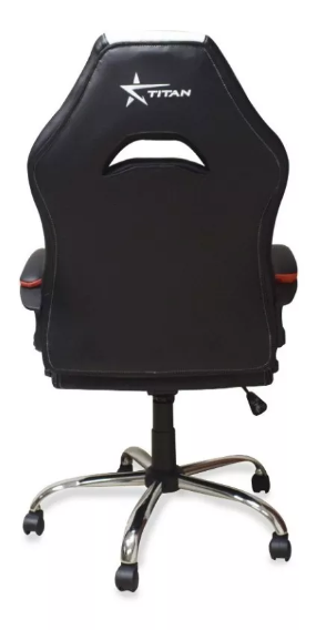 Silla Gamer by NACEB Mod. Titan, Color Blanca, Base de Metal, Semi Reclinable, Naceb NA-0935B