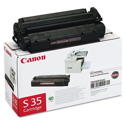 Cartucho de Toner Original Modelo S-35, Color Negro, Rendimiento Aprox. 3,500 Páginas, CANON 7833A001AA
