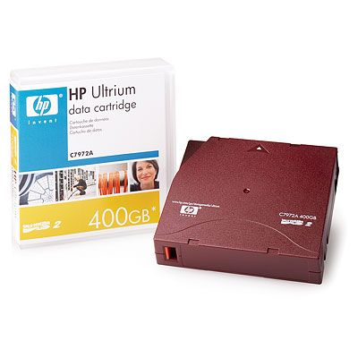 Cartucho de Datos LTO2 Ultrium de 400GB, HP C7972A