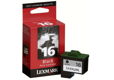 Cartucho Lexmark 10N0016/10N1116. Cart. Tinta Negro Núm.16 Alto Resolución Rendimiento Estándar