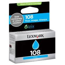 Cartucho Lexmark 14N0337. Car. Tinta Cian No. 108
