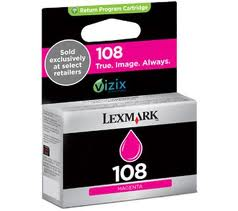 Cartucho Lexmark 14N0340. Car. Tinta Magenta No. 108