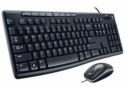 Teclado y Ratón (Mouse) Modelo MK200, Español, Alámbricos (USB), LOGITECH 920-002716