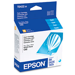 Cartucho de Tinta 042 Color Cian 16ml Rendimiento Aprox. 420 páginas, EPSON T042220-AL