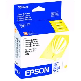 Cartucho de Tinta 042 Color Amarillo 16ml Rendimiento Aprox. 420 páginas, EPSON T042420-AL