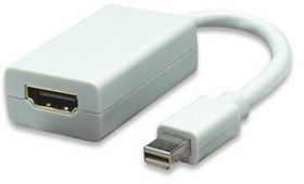 Adaptador de Video Mini DisplayPort - HDMI (M-H), Resolución Max 1080p, MANHATTAN 322461