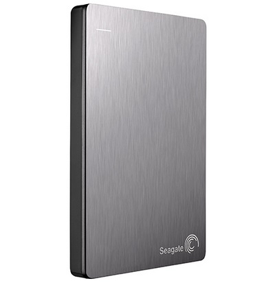 Disco Duro Externo Backup Plus Slim, Capacidad 1TB (1,000GB), Interfaz USB 3.0, Color Plata, SEAGATE STDR1000101