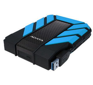 Disco Duro Externo Durable HD710 Pro, IP68, Capacidad 2TB (2,000GB), Interfaz USB 3.1, Color Azul, ADATA AHD710P-2TU31-CBL