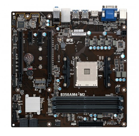Tarjeta Madre ECS B350AM4-M2, 4xDDR4, PCIe, Gigabit, HDMI / VGA / DP, Socket AM4