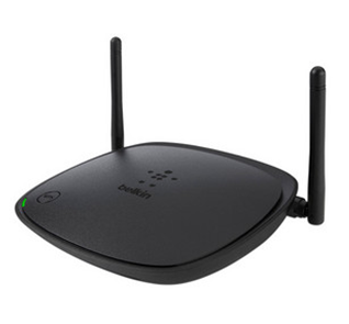 Router Inalámbrico N300 de 4 puertos RJ-45 10/100, hasta 300Mbps, BELKIN F9K1007